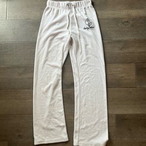 White velour Baby phat sweats SOLDDDD